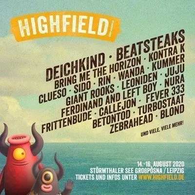 Deichkind + Beatsteaks = Highfield Festival 2020