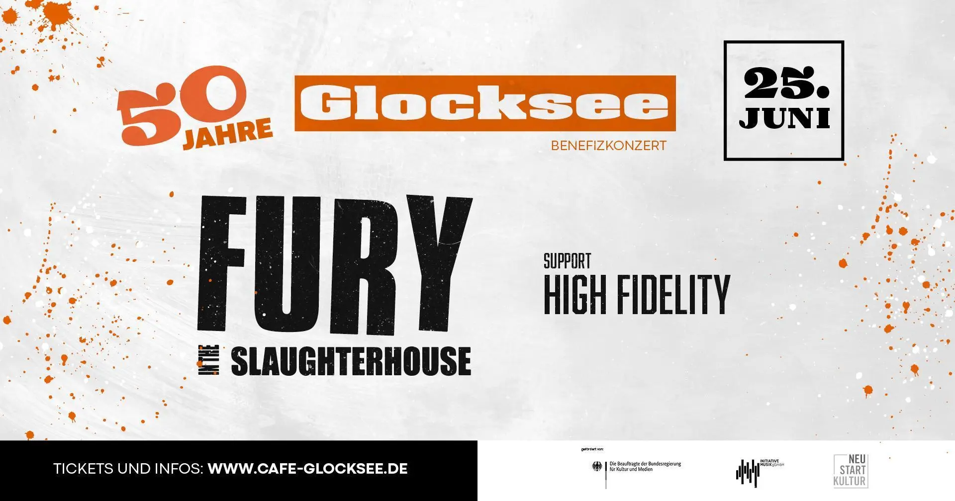 50 Jahre Glocksee mit Fury in the Slaughtehouse