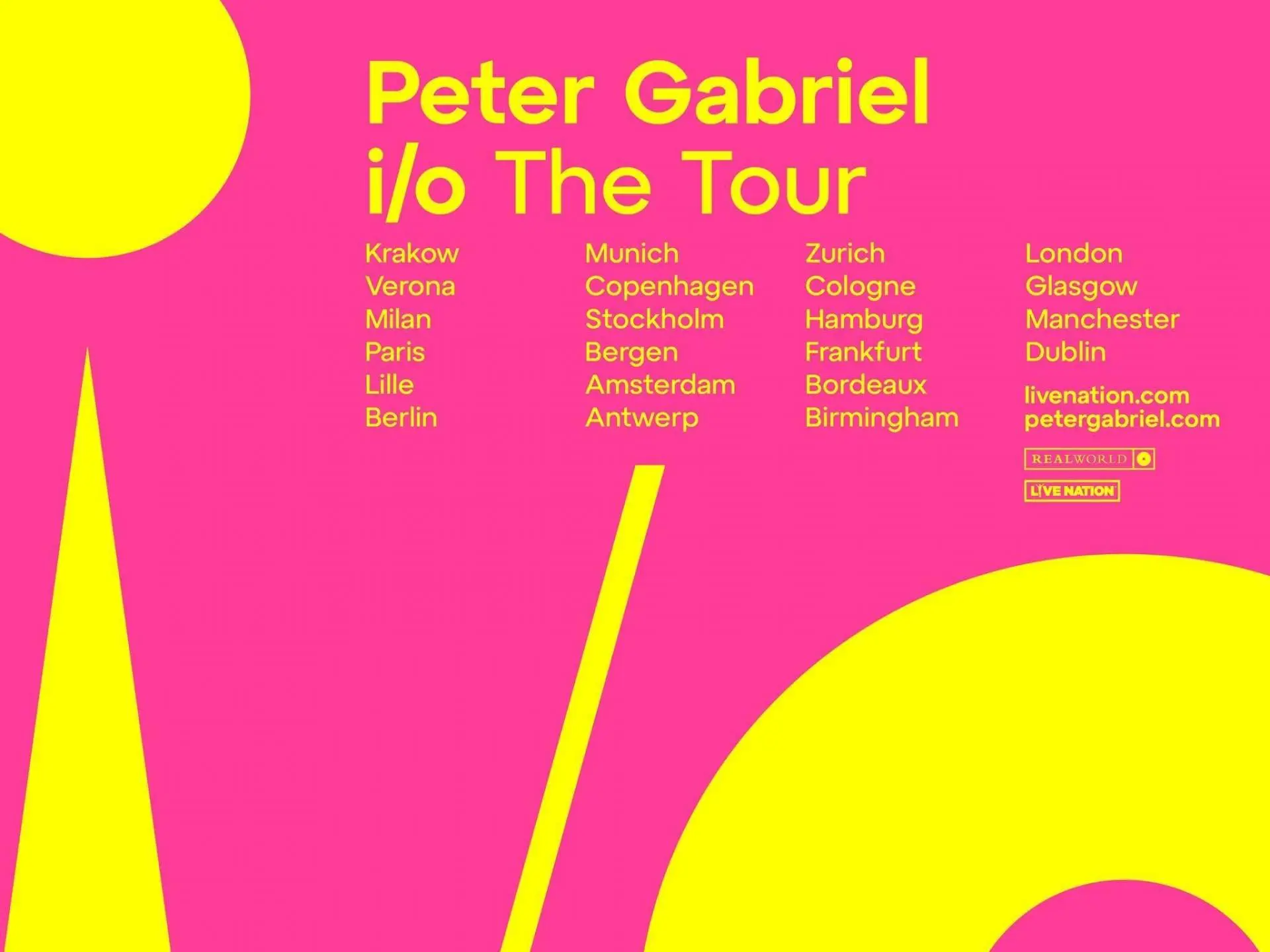 Nach fast einem Jahrzehnt: Peter Gabriels erste Europatour