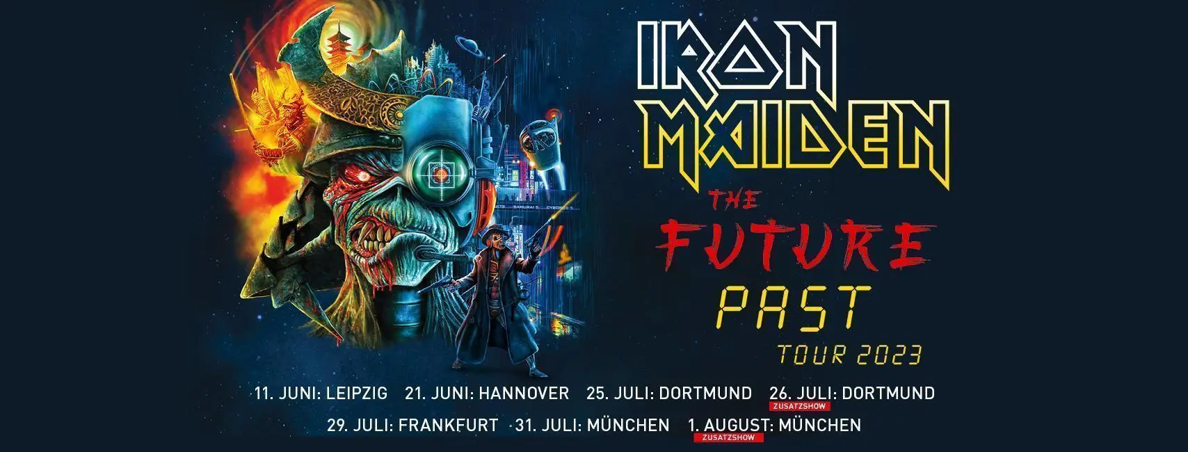 Iron Maiden mit Zusatzshows