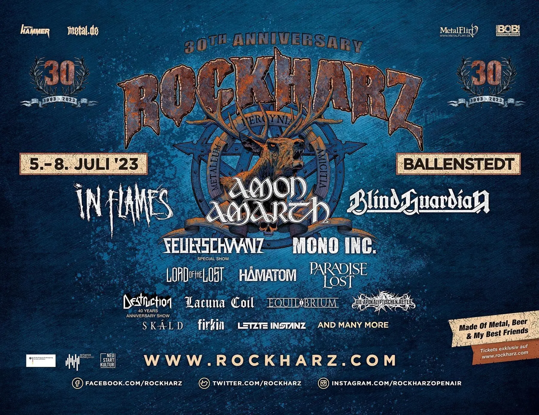 Fünf Headliner für das RockHarz