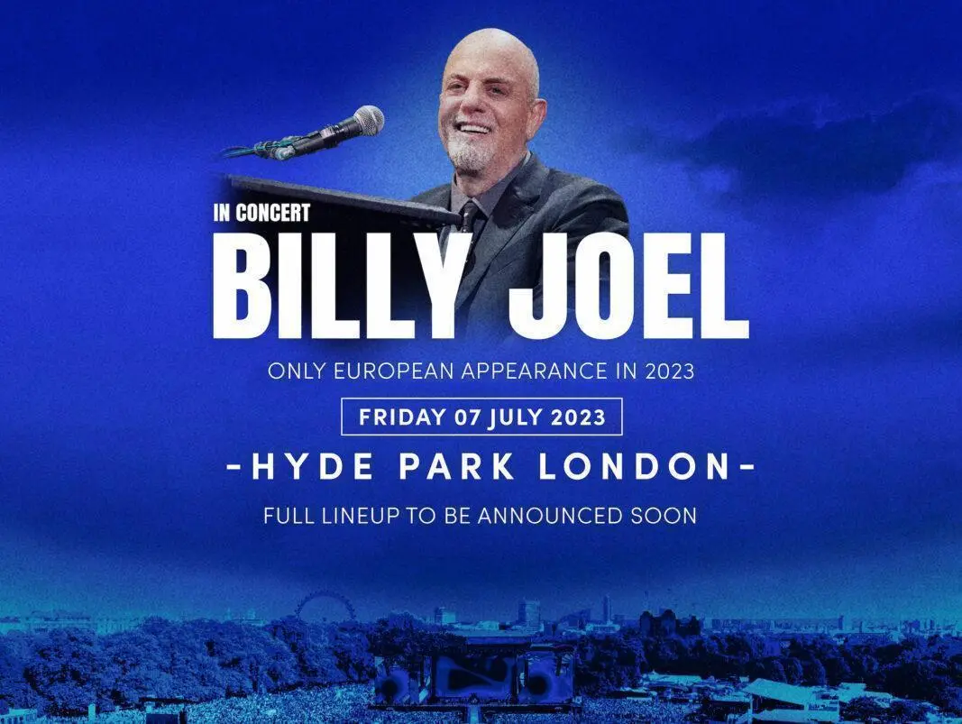 Einzige Europa Show: Billy Joel im Hyde-Park London