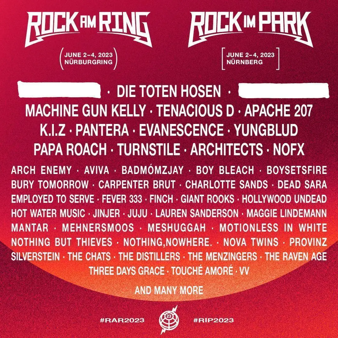 Erste Bandwelle für Rock am Ring & Rock im Park