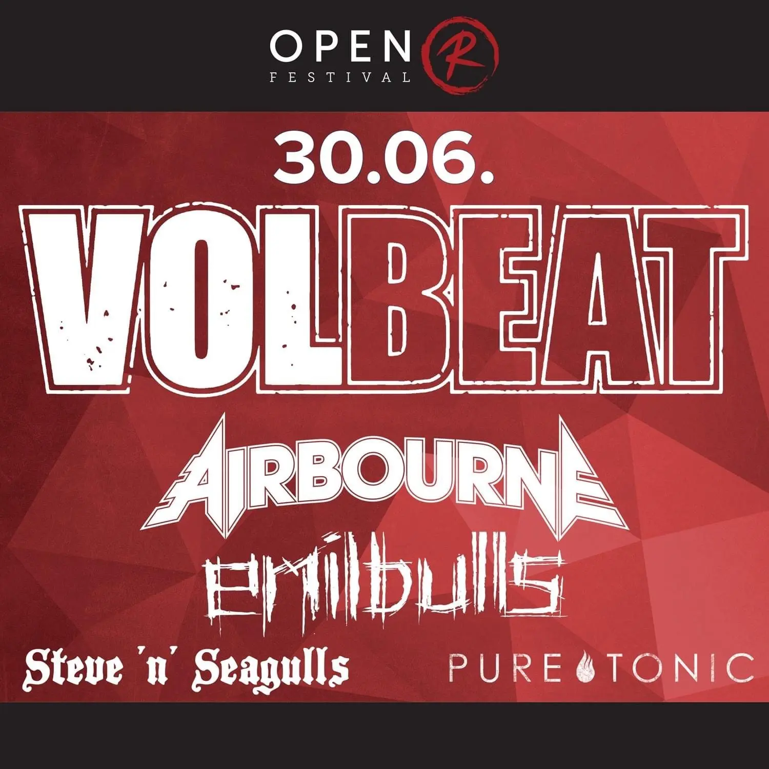 OpenR Festival mit Volbeat als Headliner