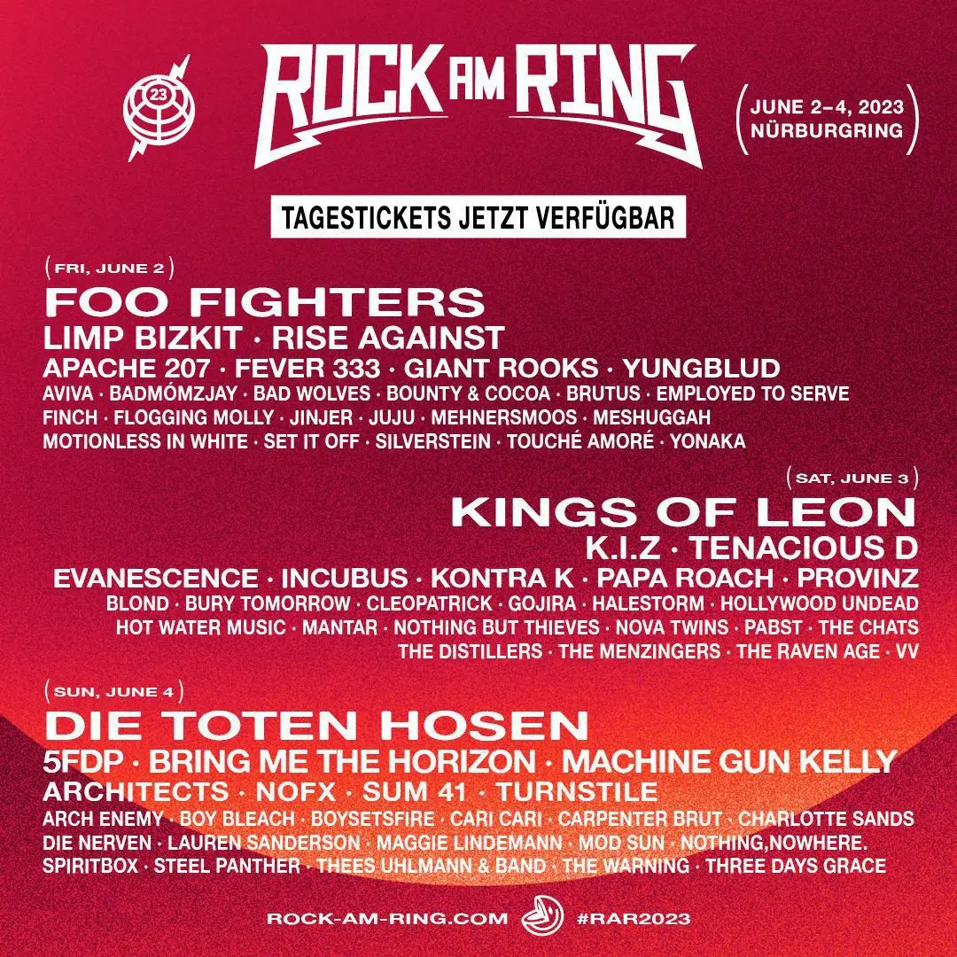 Rock am Ring & Rock im Park: Festivaldoku + Tagestickets
