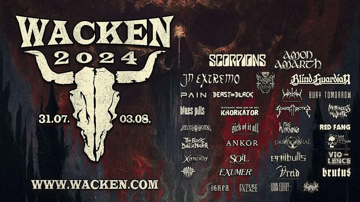 Scorpions & Amon Amarth erste Headliner des Wacken Open Air 2024