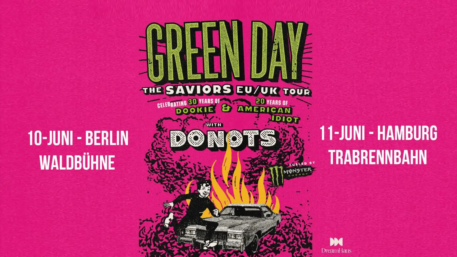 Einziges Konzert im Norden: Green Day 2024 in Hamburg