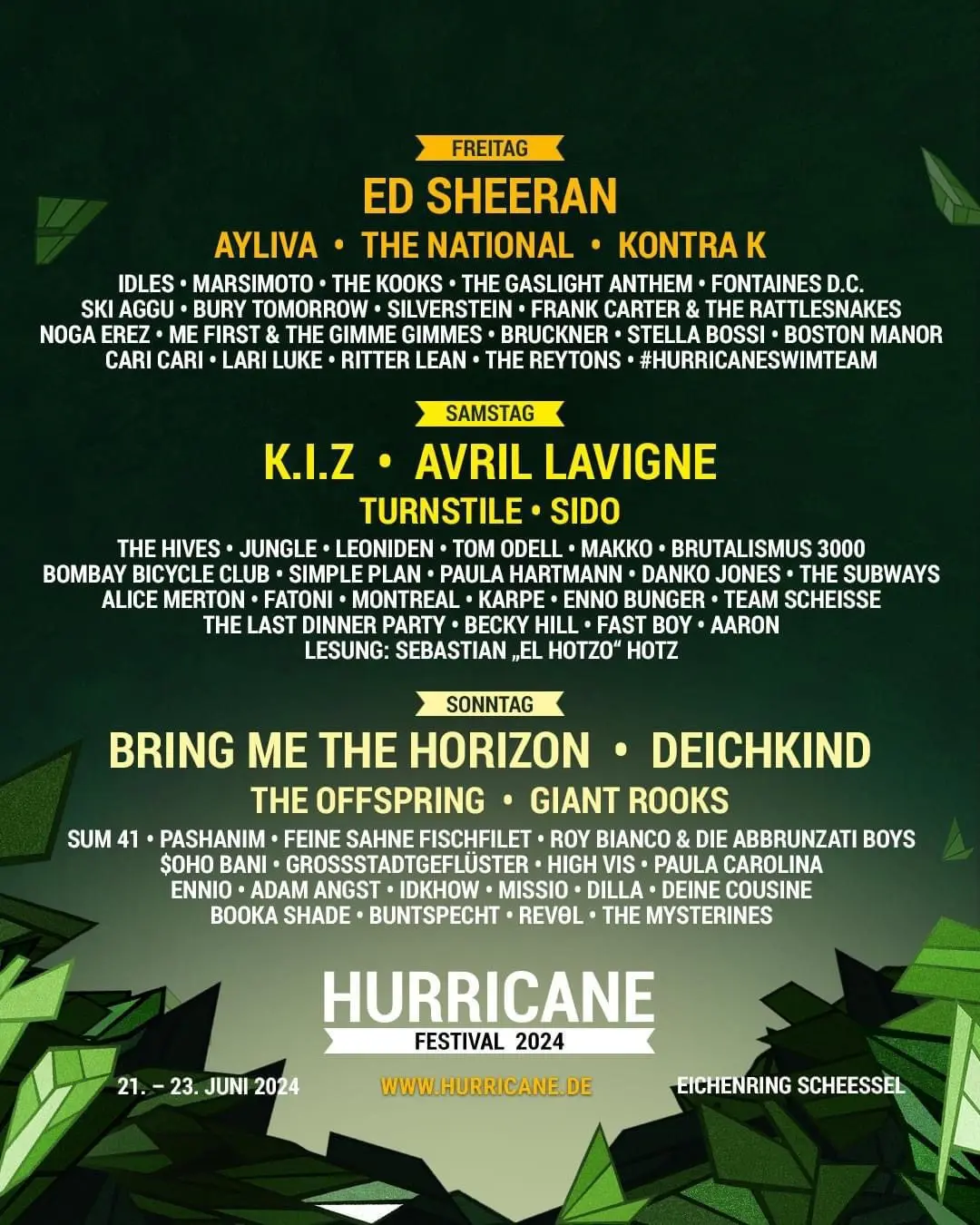 Hurricane Festival mit neuer Bandwelle
