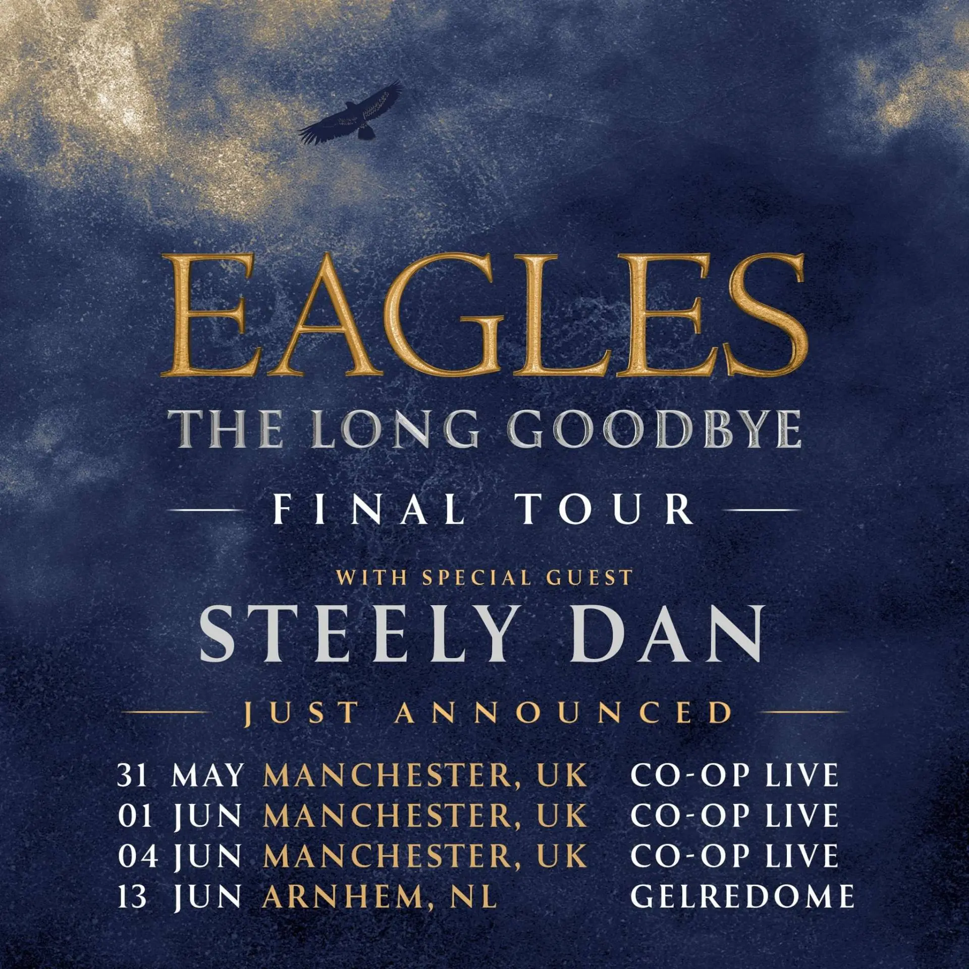 Eagles mit vier Abschiedsshows in Europa