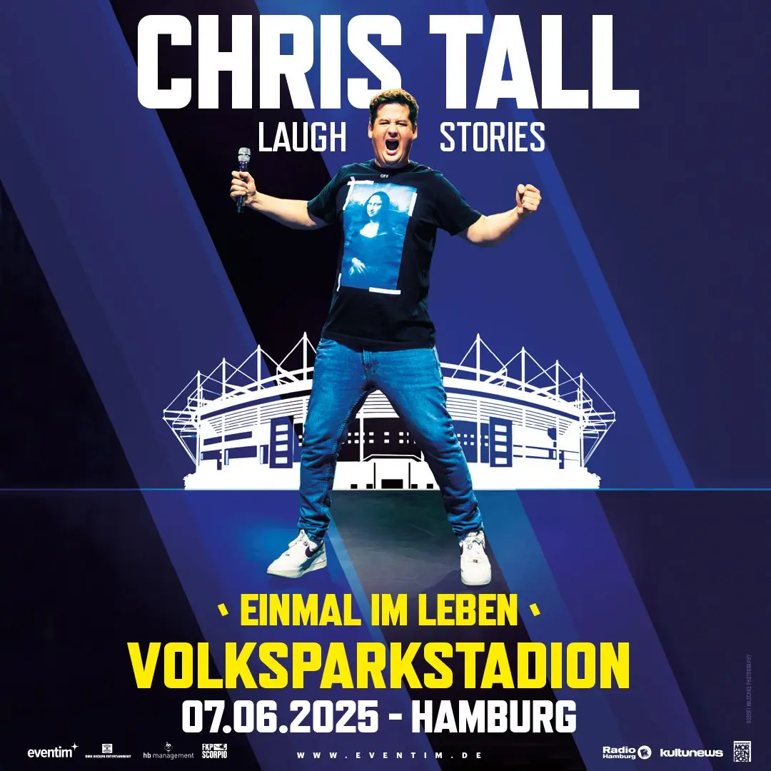Chris Tall 2025 im Volksparkstadion Hamburg