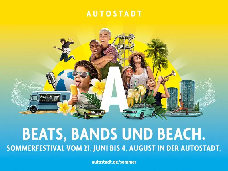 SOMMERFESTIVAL IN DER AUTOSTADT: 29 NATIONALE UND INTERNATIONALE TOP-ACTS