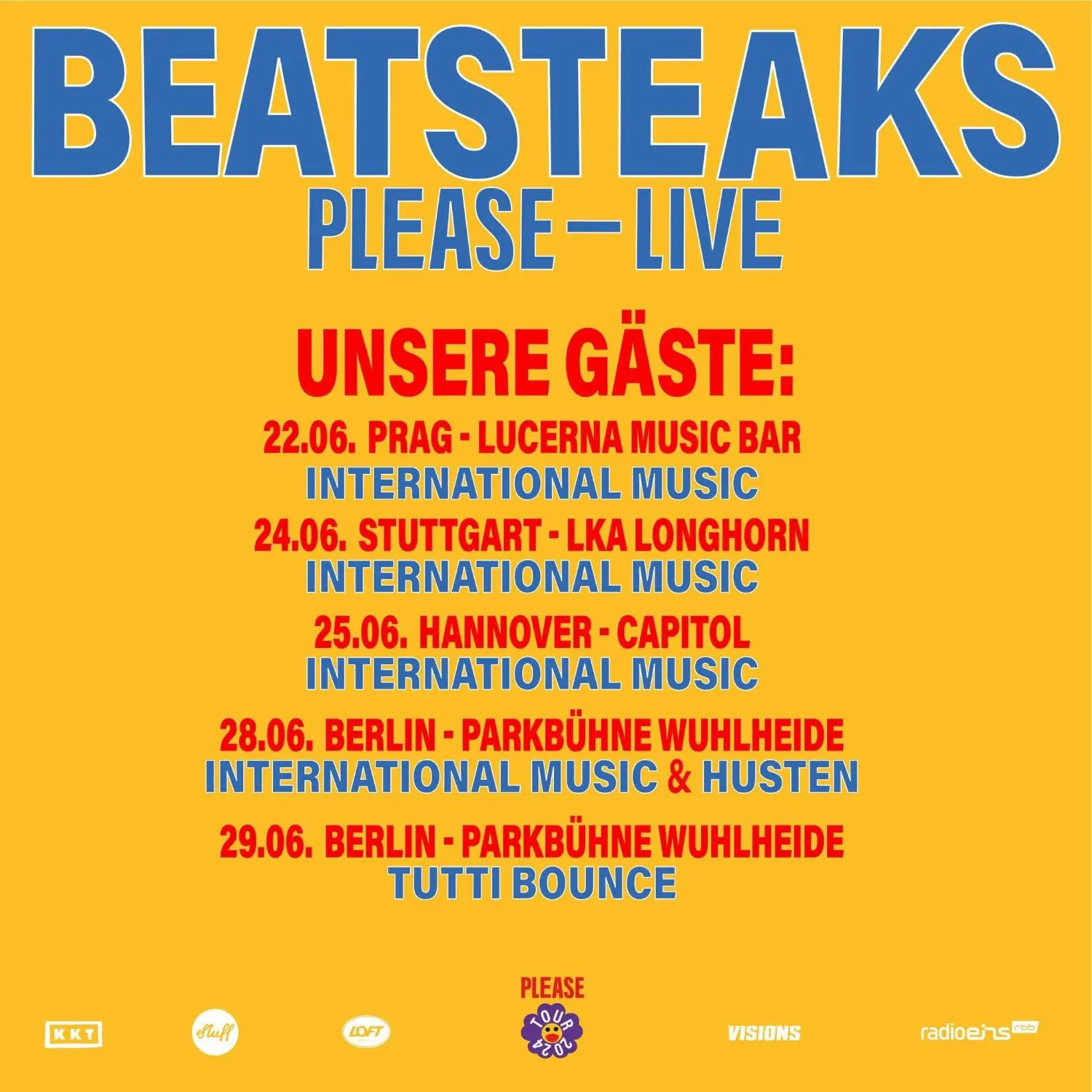 Beatsteaks laden „International Music“ als Support auf der „Please“-Tour ein