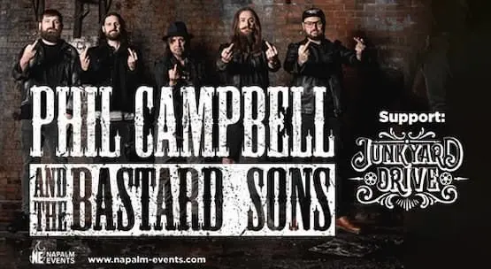 Phil Campbell & The Bastard Sons im September in Hannover