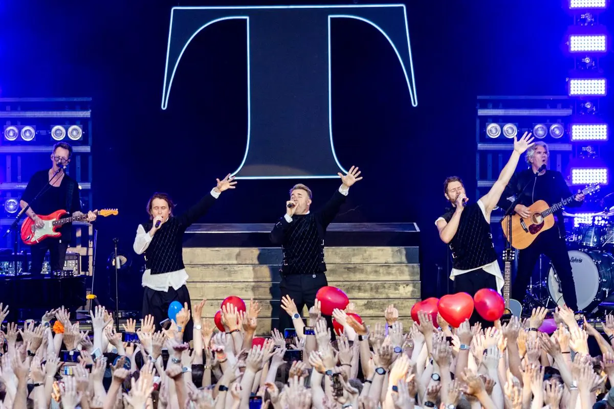 Kreischalarm mit Take That in der Parkbühne Hannover