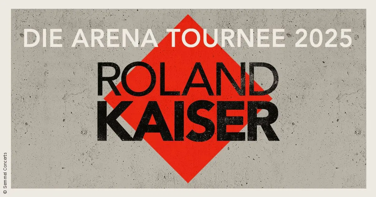 Roland Kaiser 2025 auf großer Arena Tournee