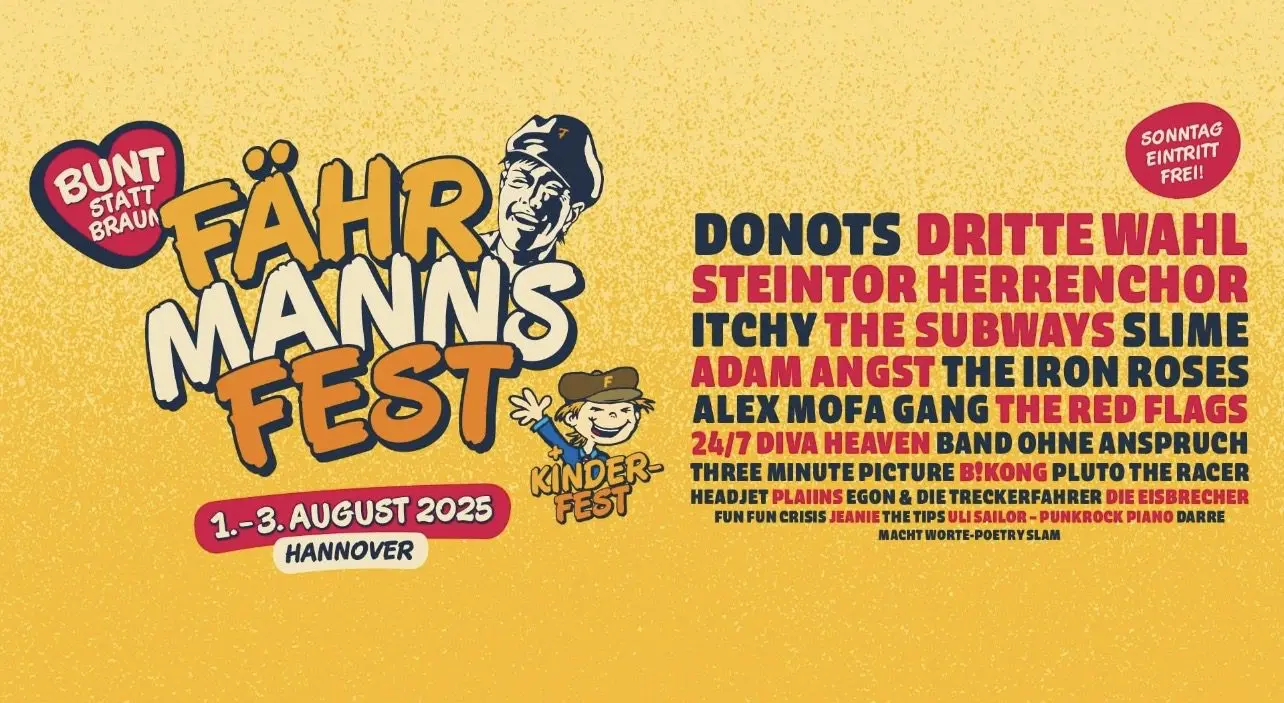 Fährmannsfest 2025: Drei Tage Musik, Kultur und Vielfalt in Hannover