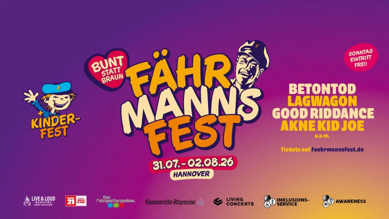 LIVE & LOUD Magazine präsentiert: Fährmannsfest 2026 Musikbühne mit Publikum auf der Fährmannsinsel in Hannover