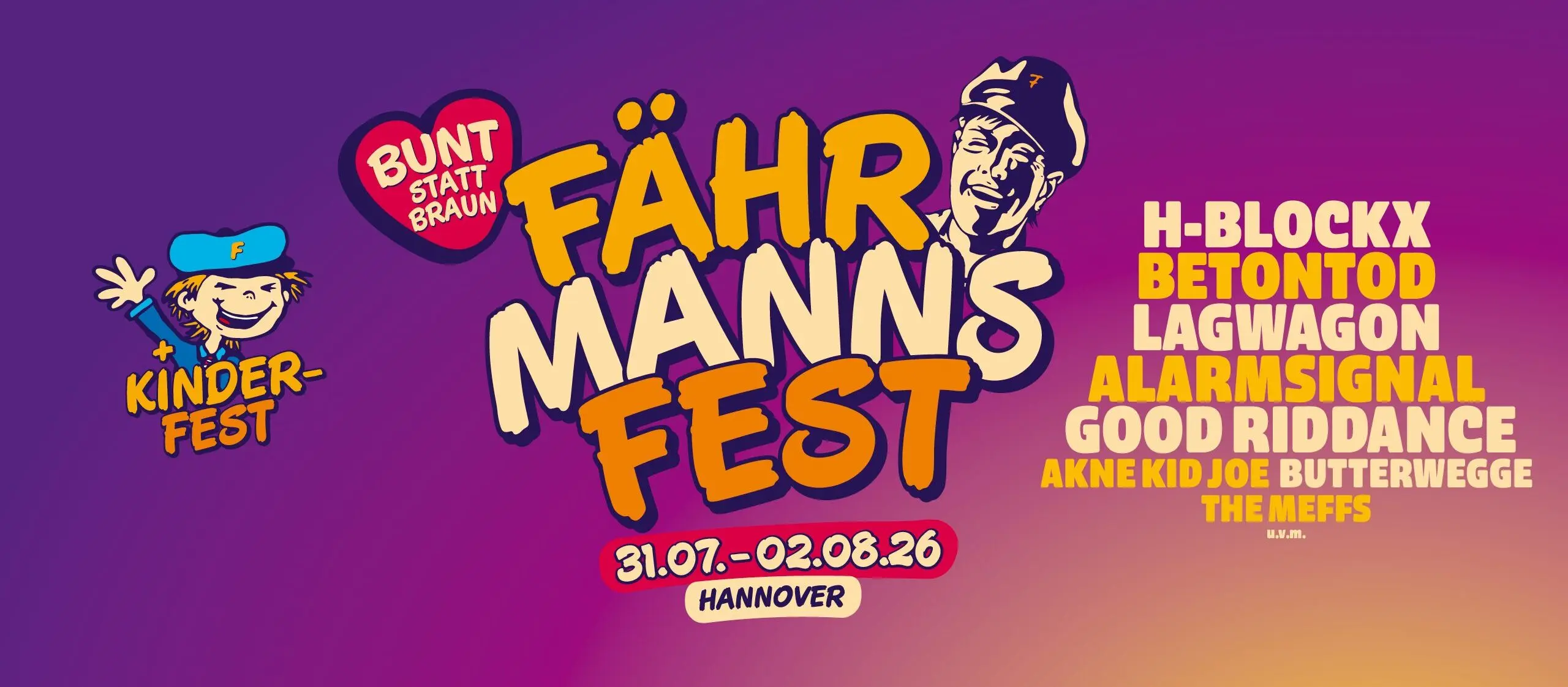 LIVE & LOUD Magazine präsentiert: H-Blockx und weitere Highlights auf dem Fährmannsfest 2026