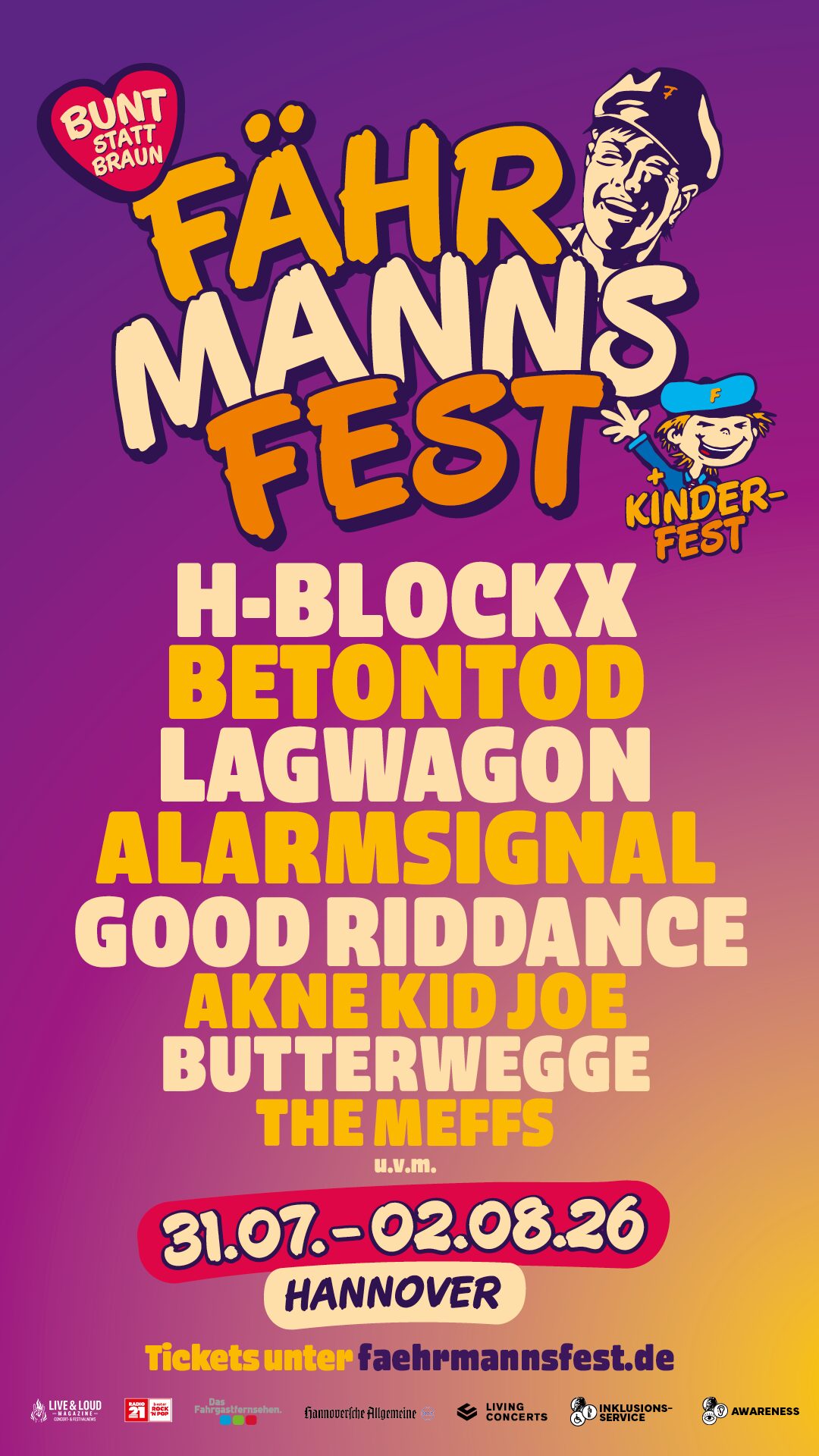 LIVE & LOUD Magazine präsentiert: Fährmannsfest 2026