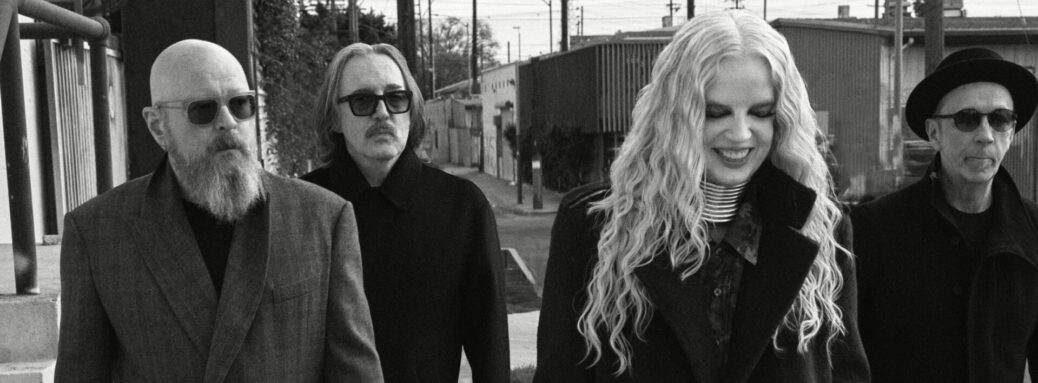 ressefoto von Garbage zur Ankündigung der Garbage Tour 2026 in Hamburg und Mainz