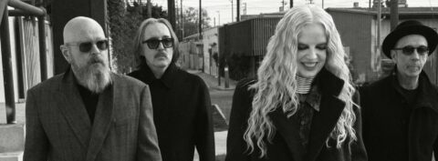 ressefoto von Garbage zur Ankündigung der Garbage Tour 2026 in Hamburg und Mainz