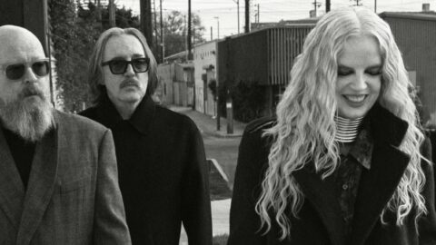 ressefoto von Garbage zur Ankündigung der Garbage Tour 2026 in Hamburg und Mainz