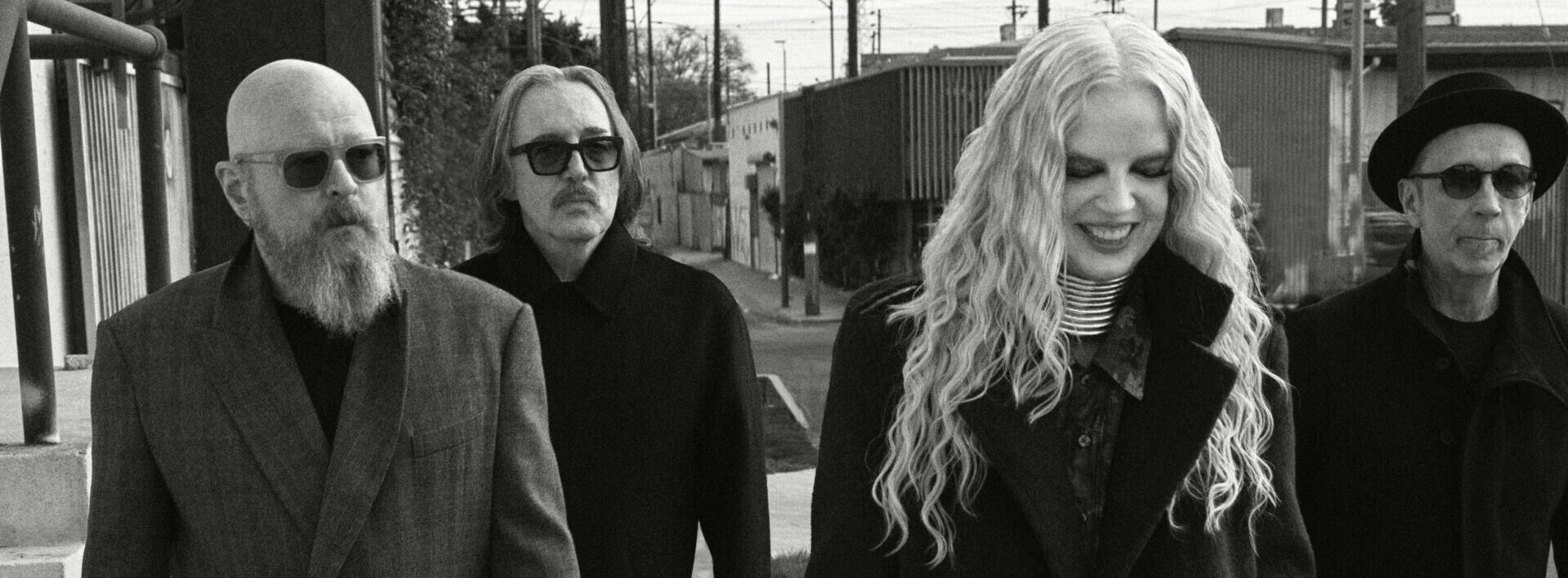 ressefoto von Garbage zur Ankündigung der Garbage Tour 2026 in Hamburg und Mainz
