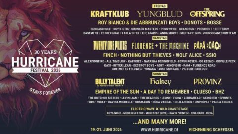 Hurricane Festival 2026: Halsey und weitere Top-Acts für das Jubiläum bestätigt