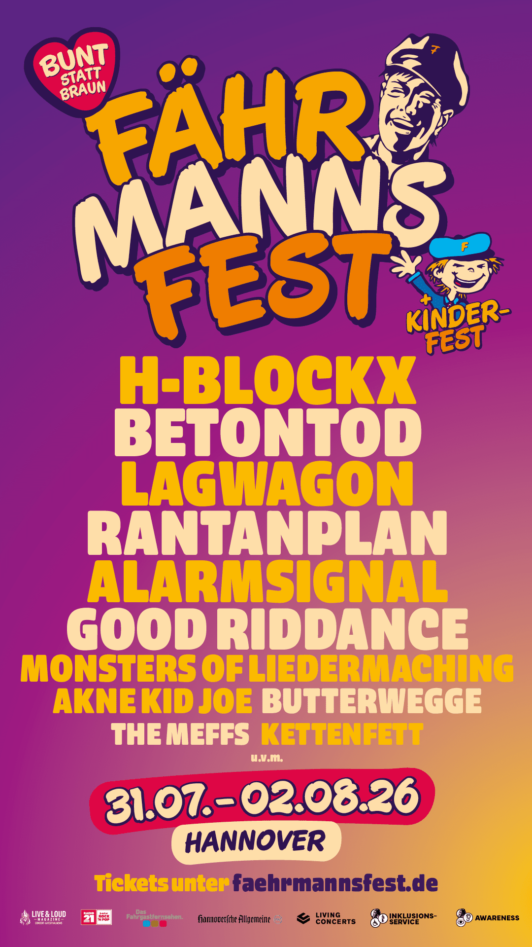 LIVE & LOUD Magazine präsentiert: Fährmannsfest 2026