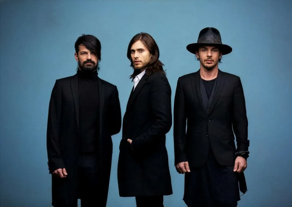 Thirty Seconds to Mars Bandfoto mit Jared und Shannon Leto