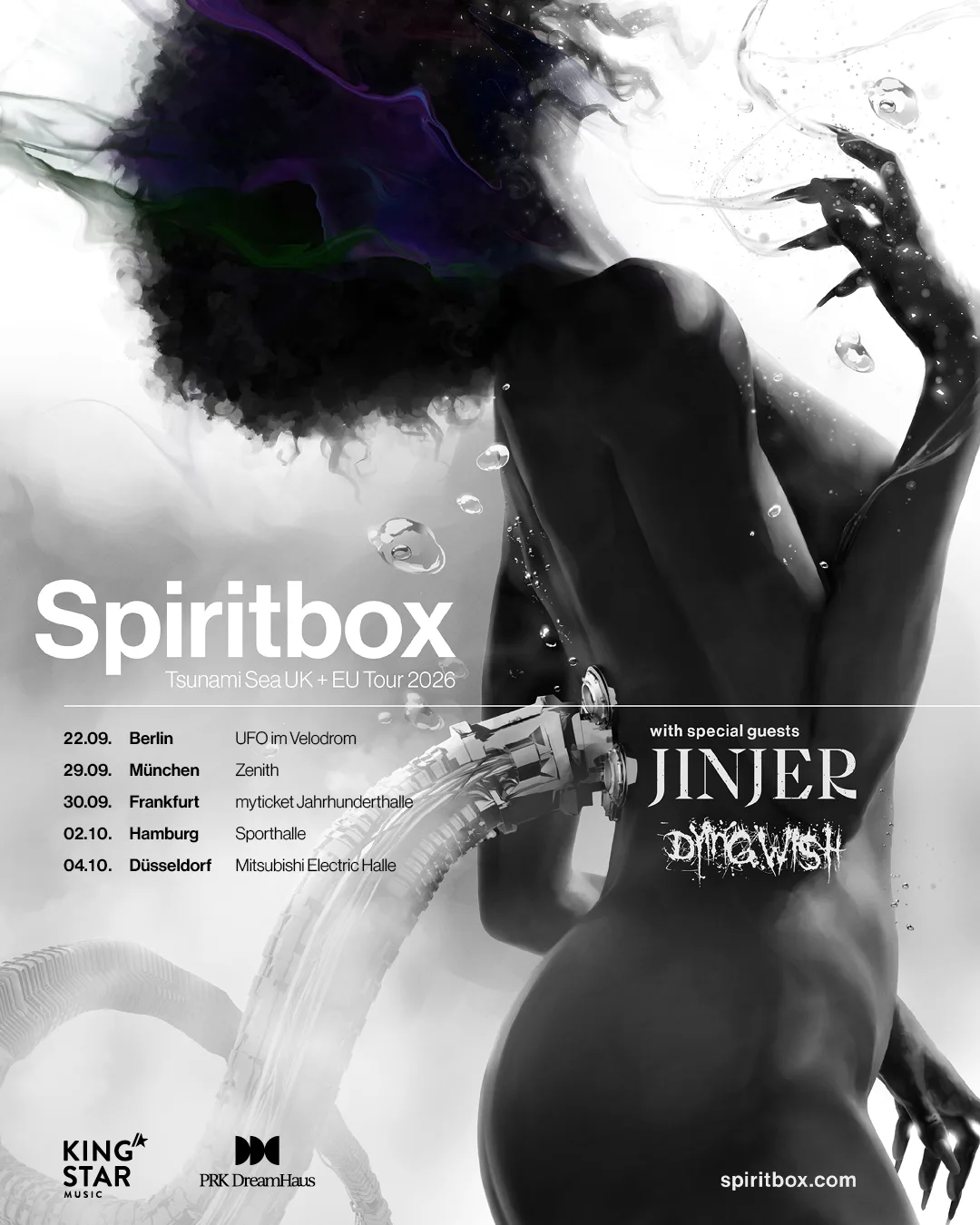 Tourplakat Spiritbox Tour 2026