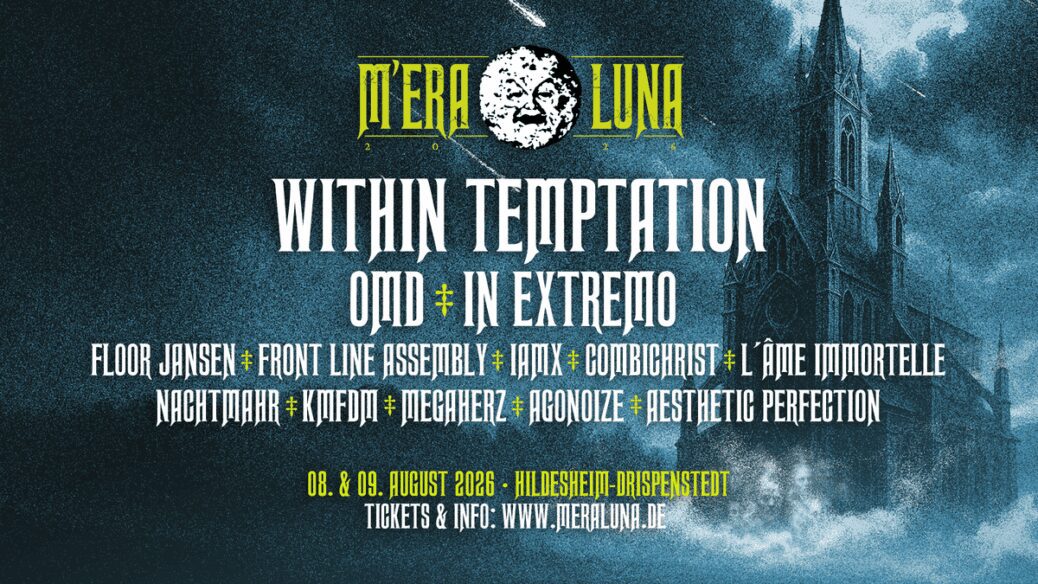 M'era Luna Festival 2026 – Gothic und Dark-Wave-Festival auf dem Flugplatz Hildesheim im August
