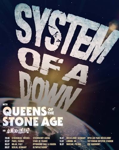 System of a Down Live 2026