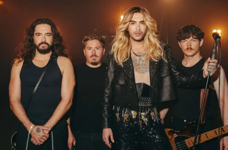 Tokio Hotel Live 2027 Bandfoto zur Summer Encore 2027 mit Bill, Tom, Georg und Gustav