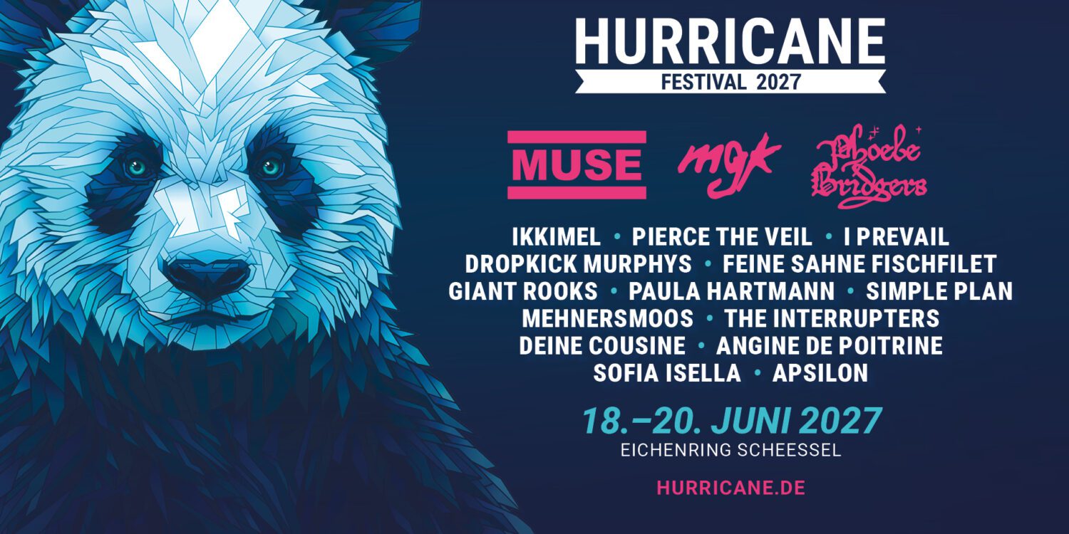 Hurricane 2027 mit Muse, mgk und Phoebe Bridgers als neue Acts für das Festival in Scheeßel