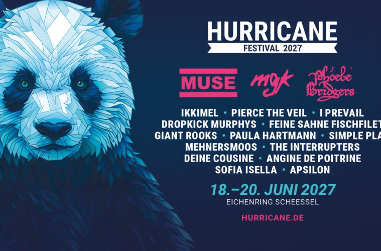 Hurricane 2027 mit Muse, mgk und Phoebe Bridgers als neue Acts für das Festival in Scheeßel