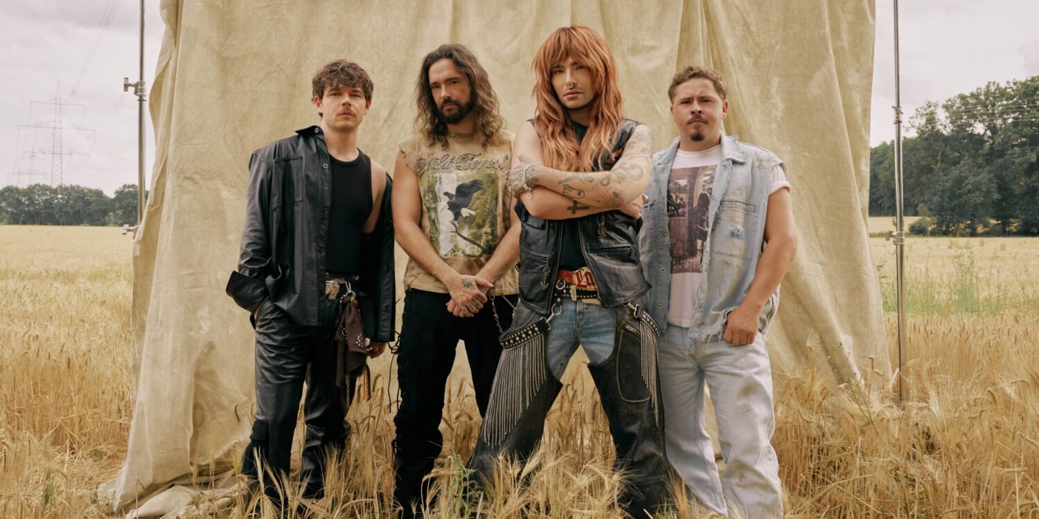 Tokio Hotel Live 2027 Bandfoto zur Summer Encore 2027 mit Bill, Tom, Georg und Gustav