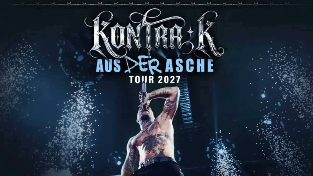 Kontra K Tour 2027: „Aus der Asche“ führt durch drei Länder